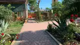 Наличие двора с экзотическими растениями, пальмами и цветами